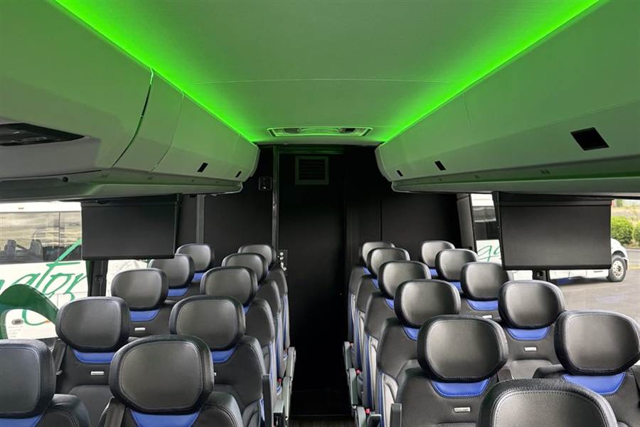 Luxury coach interior